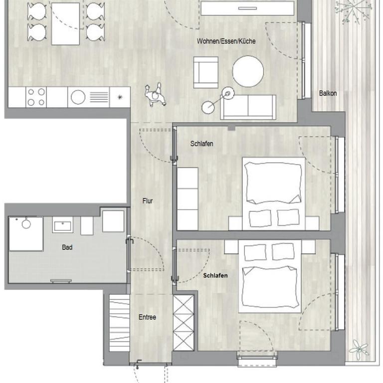 Ferienwohnung Karwendelblick No9 - Appartement 2 Chambres - 28