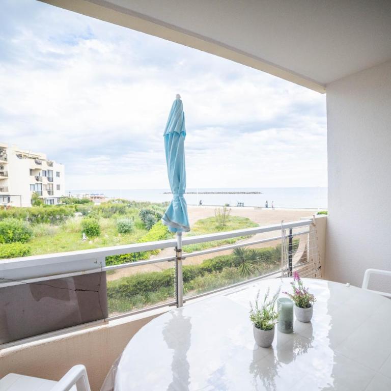 La Perle Bleue Vue sur mer-Terrasse-Parking-Plage Top ProsConciergerie Palavas-les-Flots - Appartement 1 Chambre avec Vue sur la Mer et Terrasse - 24
