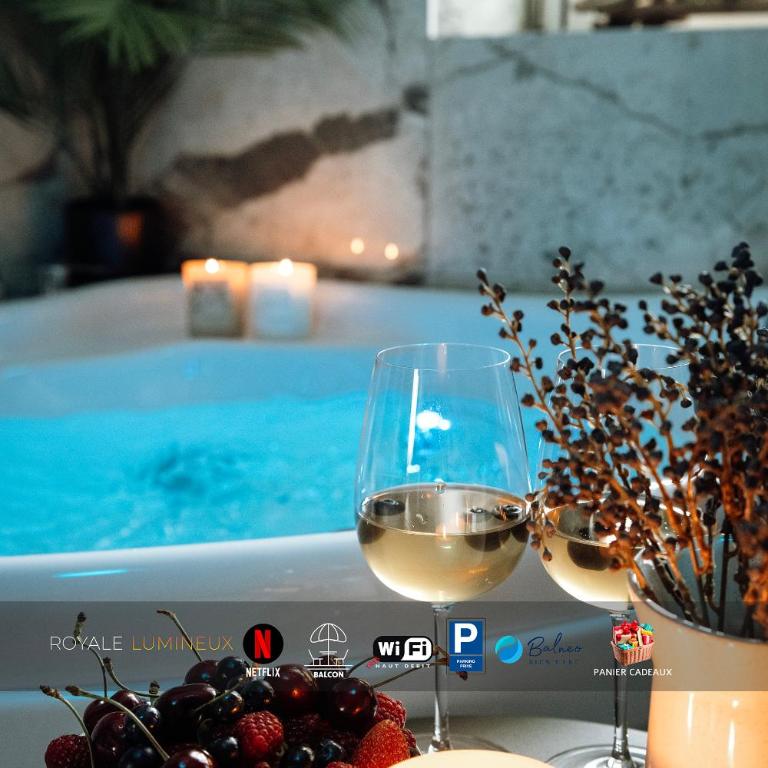 Royale Lumineux Jacuzzi Parking privé - Appartement 1 Chambre - 3