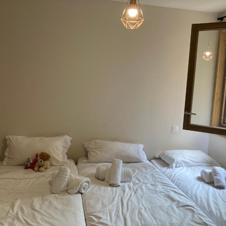 Luxurious duplex for 4-7p with large terrace and pool in ski-in ski-out 5 star residence at Les Arcs - Appartement 2 Chambres - 50