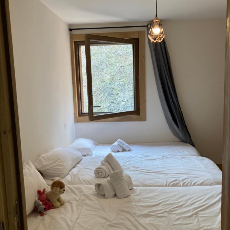 Luxurious duplex for 4-7p with large terrace and pool in ski-in ski-out 5 star residence at Les Arcs - Appartement 2 Chambres - 48
