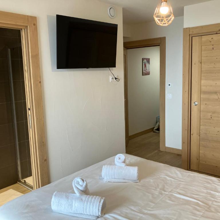Luxurious duplex for 4-7p with large terrace and pool in ski-in ski-out 5 star residence at Les Arcs - Appartement 2 Chambres - 49