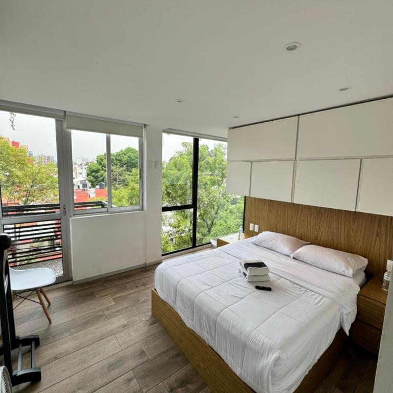 Calzolli Penthouse Casa de Huéspedes y Coliving - Double Room with Private Bathroom - 6