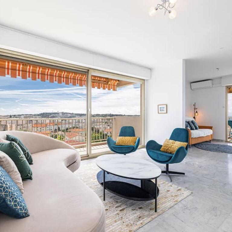 Elegant 2 Bed Apt with Pool in Juan Les Pins - Apartment mit 2 Schlafzimmern - 1