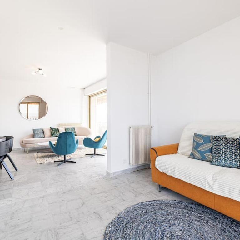 Elegant 2 Bed Apt with Pool in Juan Les Pins - Apartment mit 2 Schlafzimmern - 60