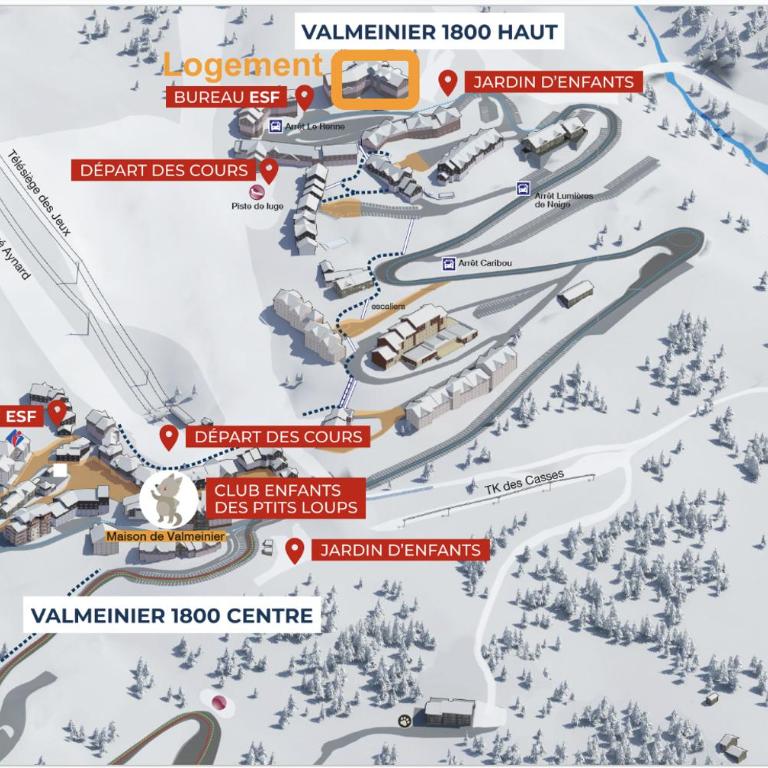 Appartement 4 à 6pers Valmeinier Résidence 4 étoiles - Piscine - Appartement 2 Chambres avec Vue sur la Montagne - 24