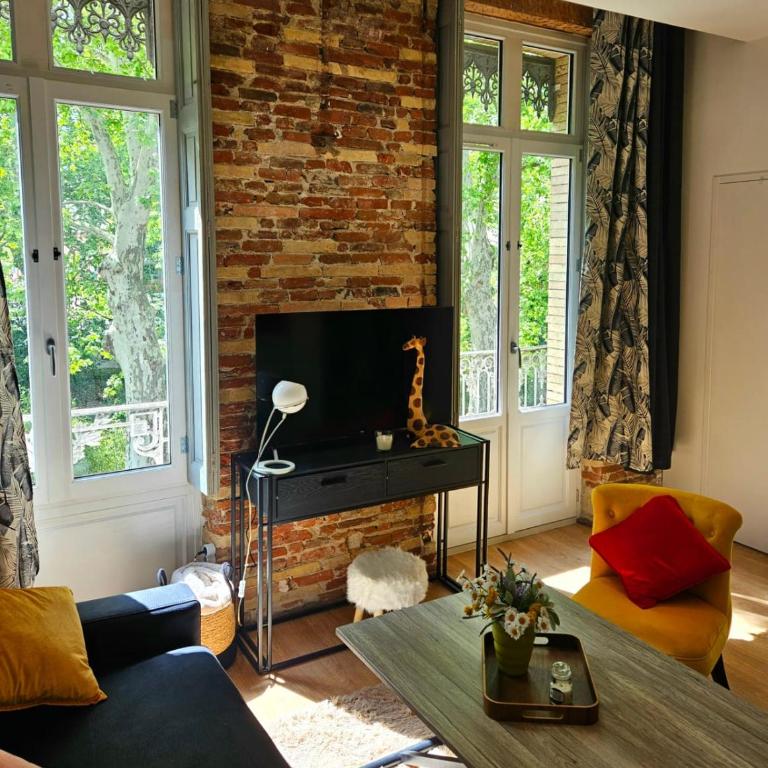 Studio Luxine - 2 personnes - Vue sur le Canal du Midi - Studio Apartment with Balcony - 6