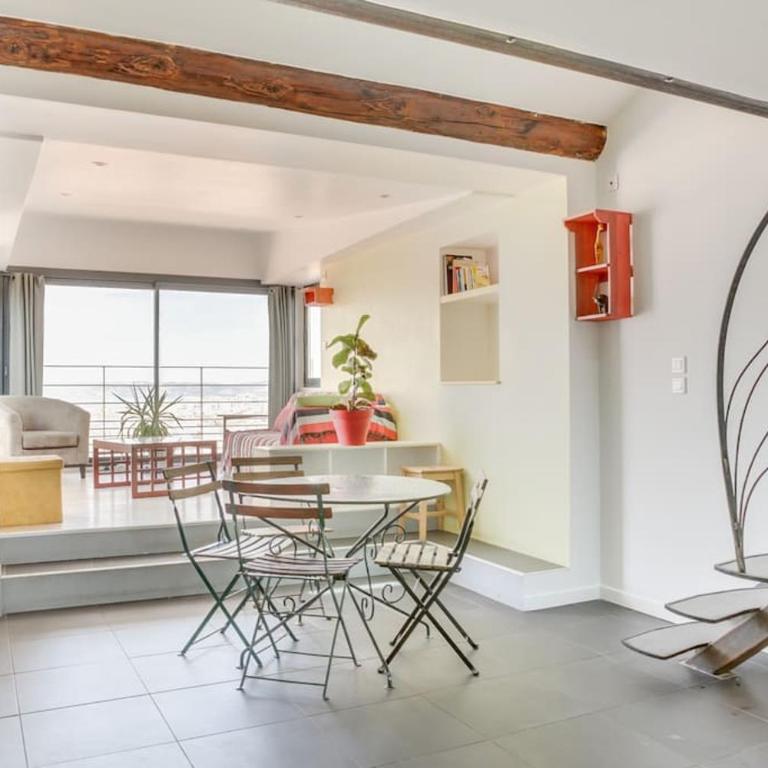 Loft terrasse vue mer au coeur de Marseille - Apartment mit 2 Schlafzimmern - 8