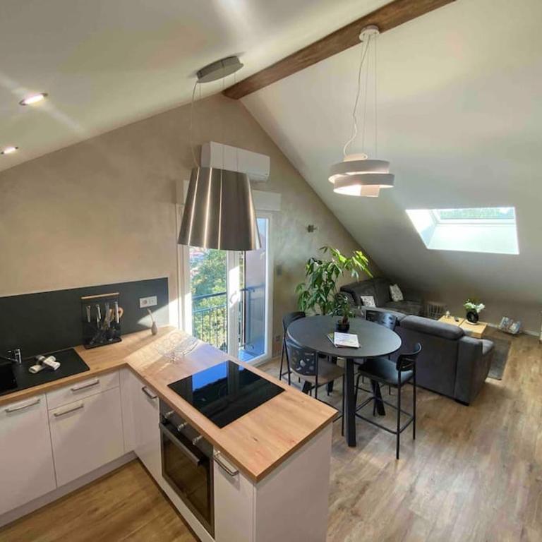 appartement la fleur d'abeille avec une belle vue et spa - Appartement 1 Chambre - 8