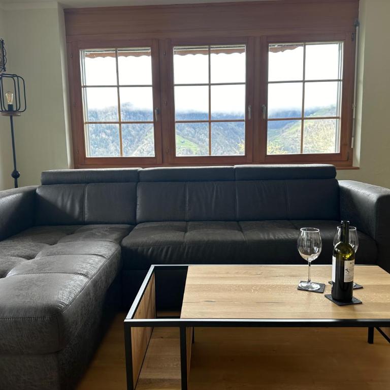 250m zur Hannigalp und Bergpanorama - Apartment mit Blick auf die Berge - 12
