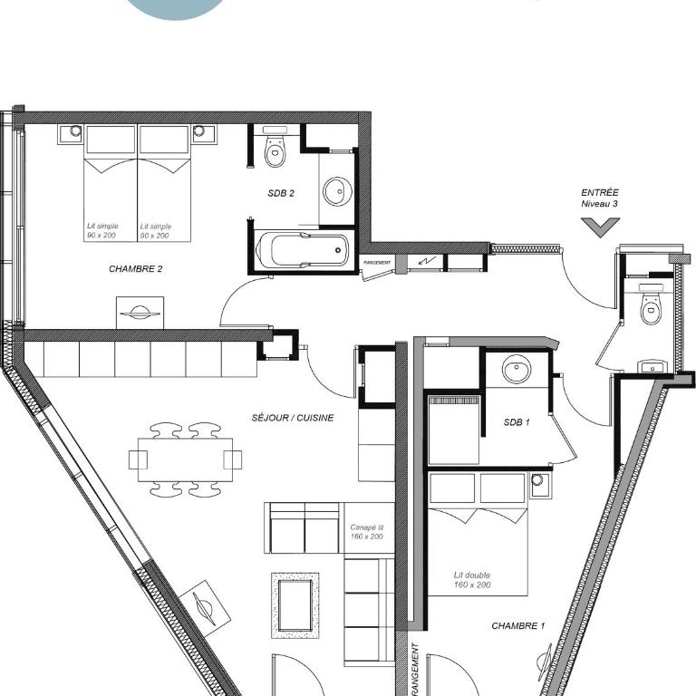 Chalet Hôtel Quartz - Appartement - 6