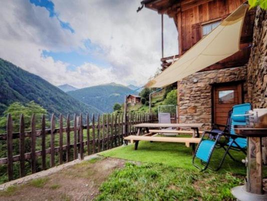 Chalet Berghof L'Aret in Val di Rabbi - Appartamento con 1 Camera da Letto, Balcone e Vista Montagna - 37