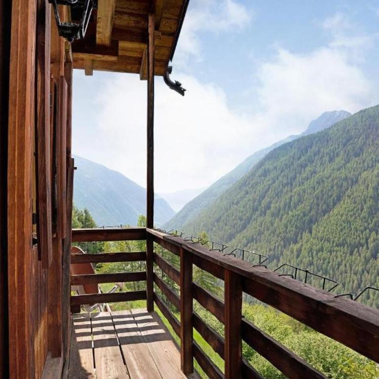Chalet Berghof L'Aret in Val di Rabbi - Appartamento con 1 Camera da Letto, Balcone e Vista Montagna - 33