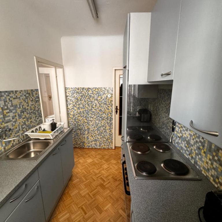 Guesthouse Mozart - Apartment House - Dreibettzimmer mit Badewanne - 11