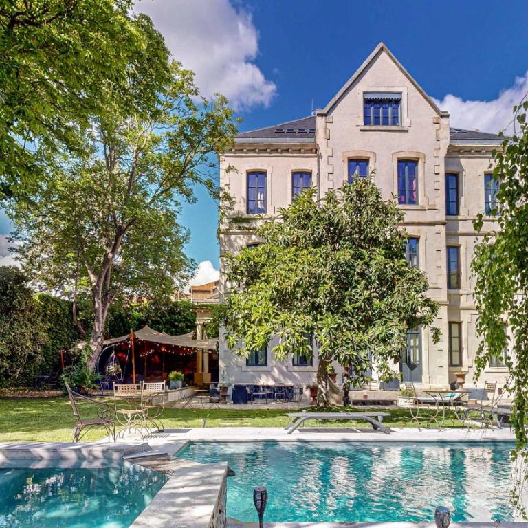 Demeure Saint Louis Historic manor, air-conditioned, free private parking, City 700m, WIFI, view - Doppelzimmer Saint Louis mit Blick auf die mittelalterliche Stadt - 4