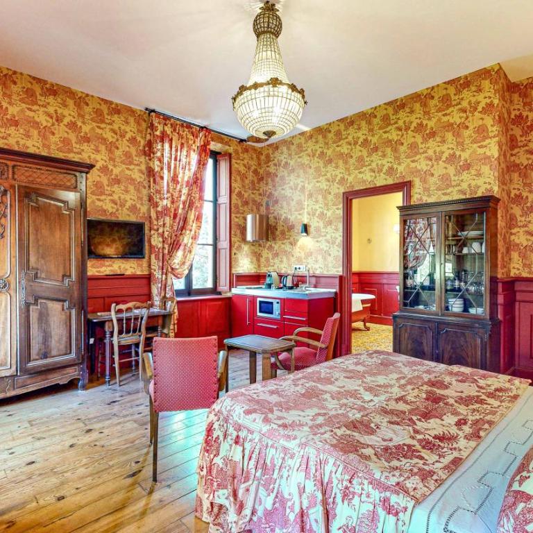 Demeure Saint Louis Historic manor, air-conditioned, free private parking, City 700m, WIFI, view - Doppelzimmer Saint Louis mit Blick auf die mittelalterliche Stadt - 2