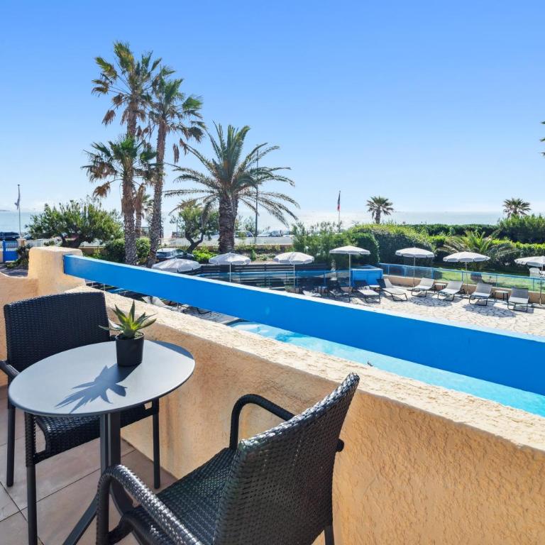 Hôtel La Nartelle - Chambre Double Supérieure avec Balcon - Vue sur Mer - 2