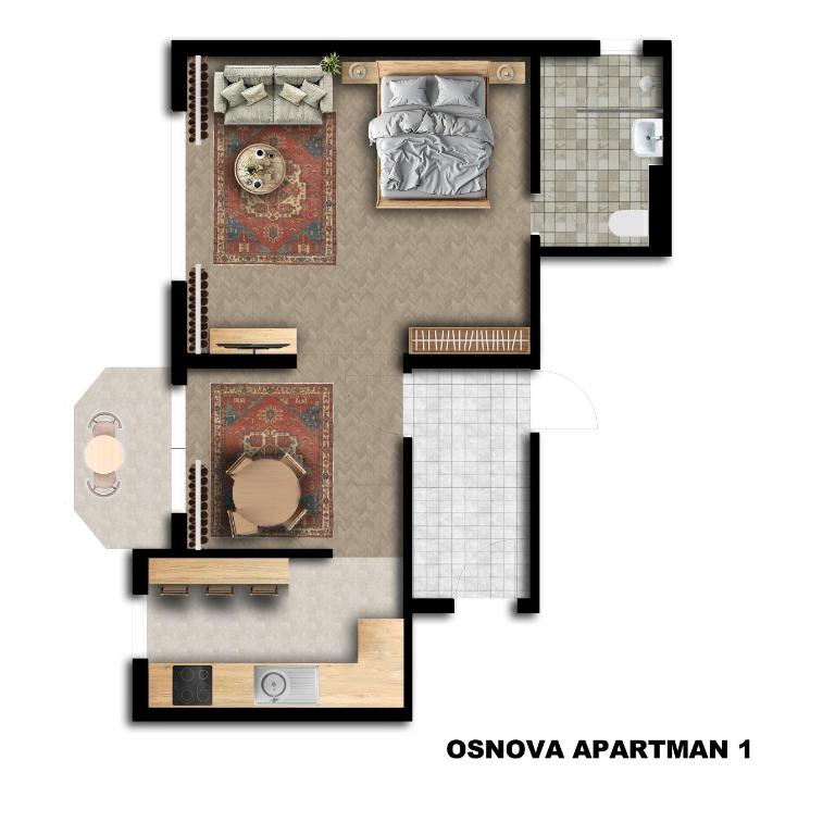 Apartmani "U gostima" Sarajevo Centar - Apartments "Be Our Guest" Sarajevo Center - Superior Apartment with Balcony - 17