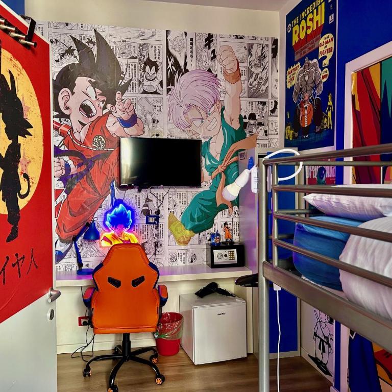 Comics Guesthouse Hostel - Camera Budget Doppia con Letti Singoli - 3