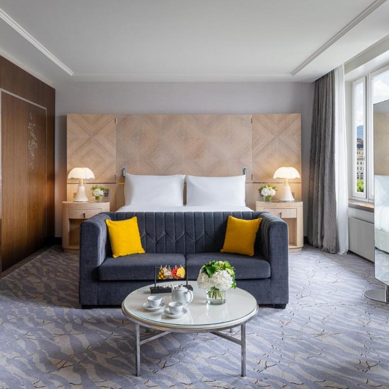 Mandarin Oriental, Geneva - Suite mit Kingsize-Bett und Flussblick - 1