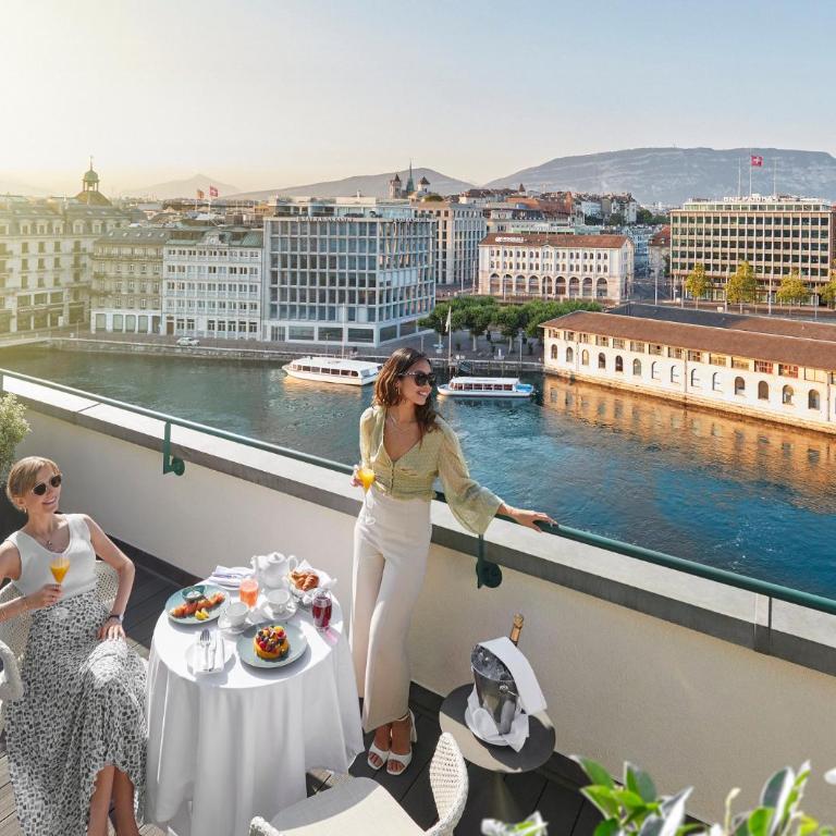 Mandarin Oriental, Geneva - Junior Suite Terrace mit Kingsize-Bett - 1