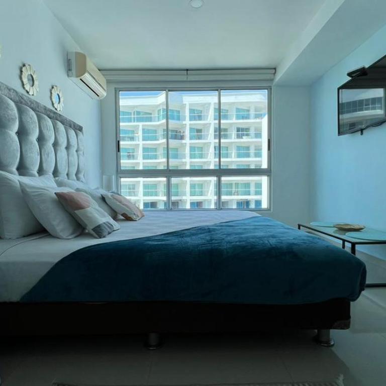 Apartamento en zona norte cartagena 2 hab y salida a playa cerca al hotel Americas - Apartamento de 2 dormitorios - 8