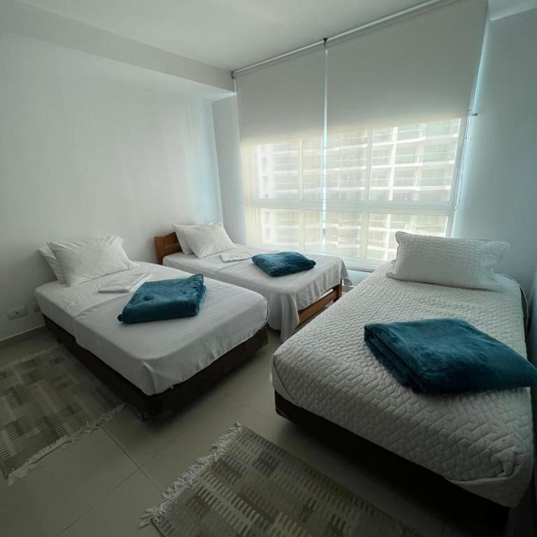 Portovento Morros Cartagena 2 hab con parqueadero y salida a playa - Two-Bedroom Apartment - 20