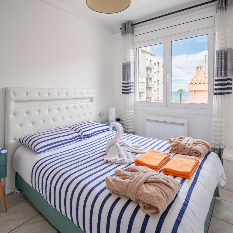 T3 Vue Mer Clim Wifi Parking - Apartment mit 2 Schlafzimmern - 4