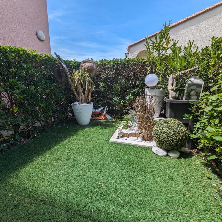 Appartement bord de mer, piscine et Wifi - Appartamento con 1 Camera da Letto e con Giardino - 10