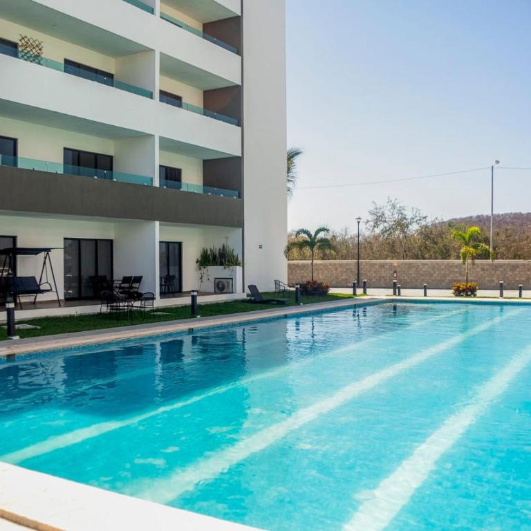 Marina Cerritos Loft Wave Pool and Amenities - Estudio - 24