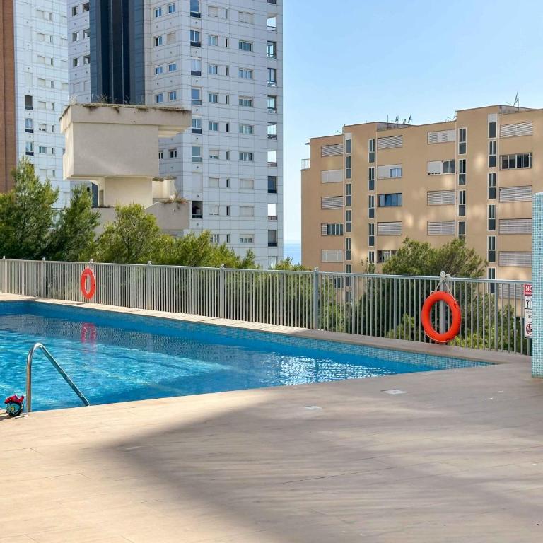 BALCÓN AL MEDITERRÁNEO Y SKYLINE DE BENIDORM - Apartamento de 1 dormitorio - 35