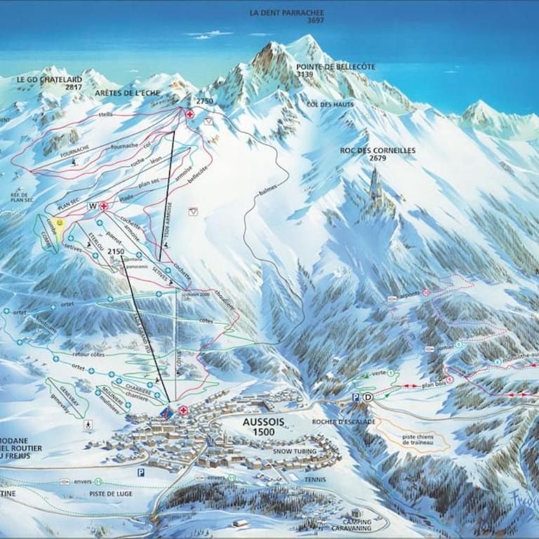 Côté-Bourget 4 pers L'ORGERE proche La Norma Aussois - Studio - 25