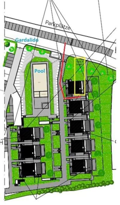 Casa Gardalido mit Garten und Pool - One-Bedroom Apartment with Garden - 19