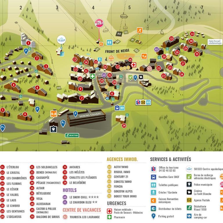 Risoul 1850 studio Résidence LesFlorins2 pour 4 pers avec accès direct sur les pistes - Appartement 1 Chambre - 21