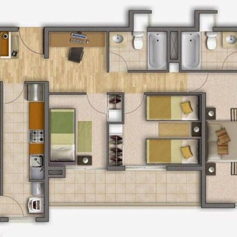 Balmaceda cerca de 4 esquinas 3D 2B - Three-Bedroom Apartment - 5