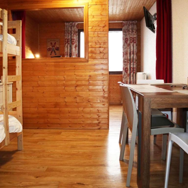 Studio cosy 4 pers, Les Orres 1650, skis aux pieds - FR-1-322-609 - Estudio - 5