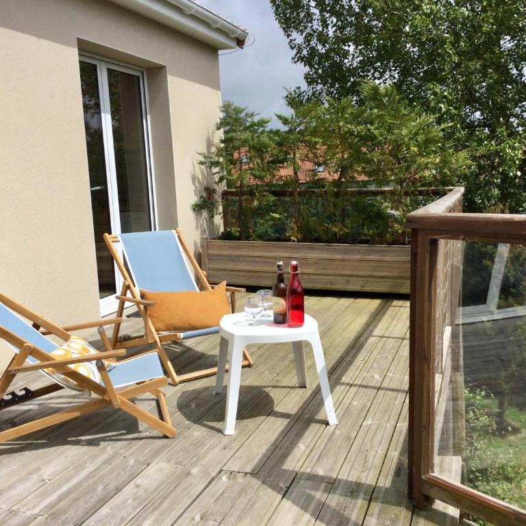 Villa L'oie bleue - Halte Golf Wimereux Hardelot Le Touquet 7adutes Parking - Villa - 20