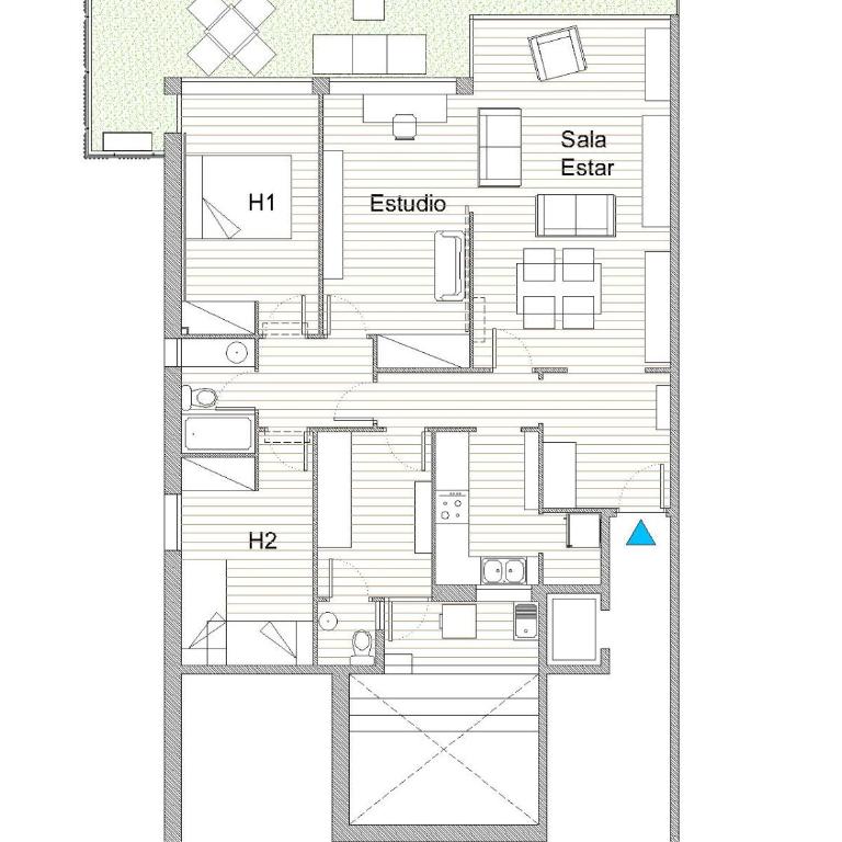 Verd i Blau - Apartament amb Piscina - Apartamento de 2 dormitorios con balcón y vistas al mar - 36