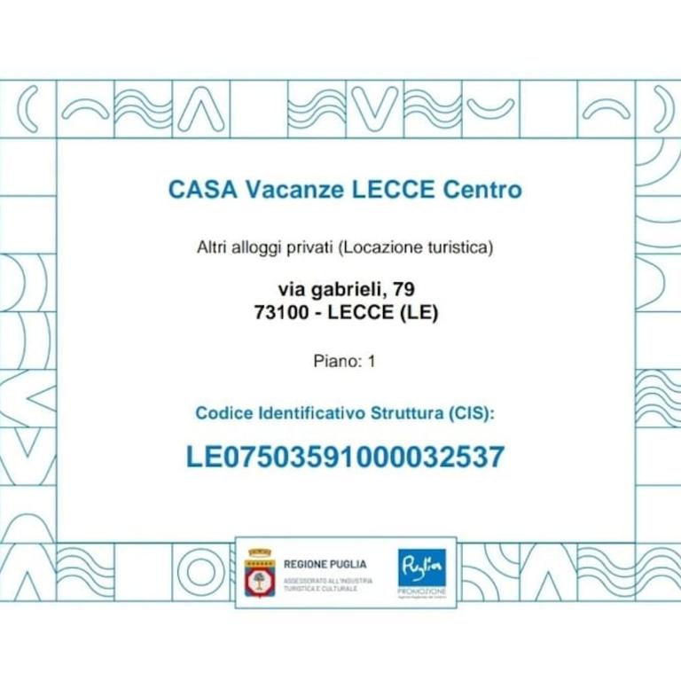 CASA Vacanze LECCE Centro - Appartamento con 1 Camera da Letto - 16