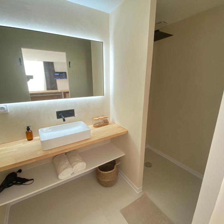 La Maison De Ville - Piscine & SPA - Chambre Double - Vue sur Piscine - 3