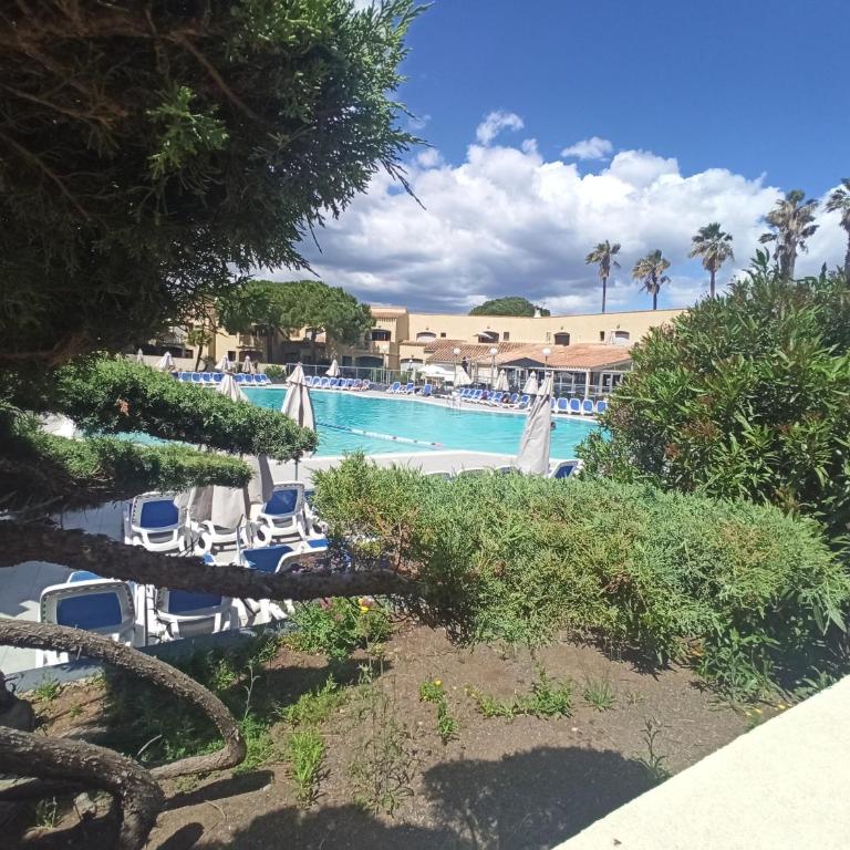 Le Cap d'Agde 2 pièces climatisé résidence Odalys St Loup en RDC avec terrasse - One-Bedroom Apartment - 1