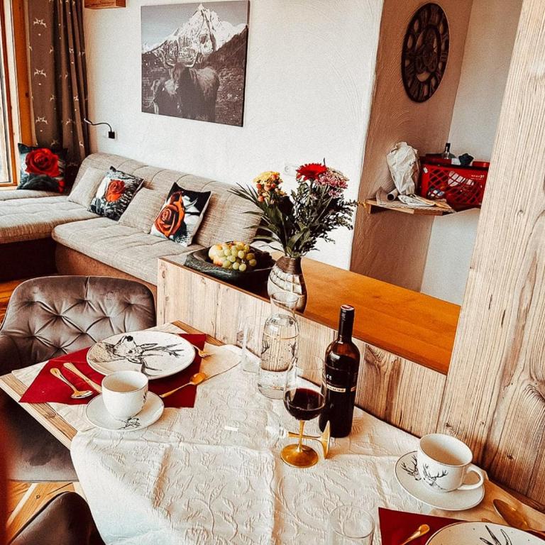 Zottlhoamat - Apartment mit 1 Schlafzimmer, Balkon und Bergblick - 19