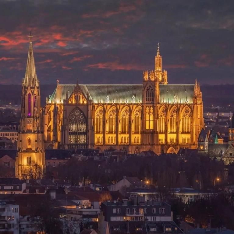 Superbe Appartement tout équipé, Coins cosy à Metz gare, 50M2, Parking privé, Balcon, 2p - Appartement 1 Chambre - 20
