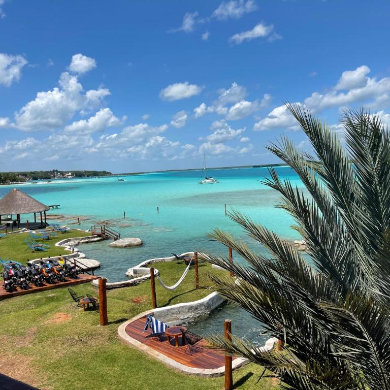 Blue Caribe Bacalar Front Lagoon - Bungalow - Beach Front - 10