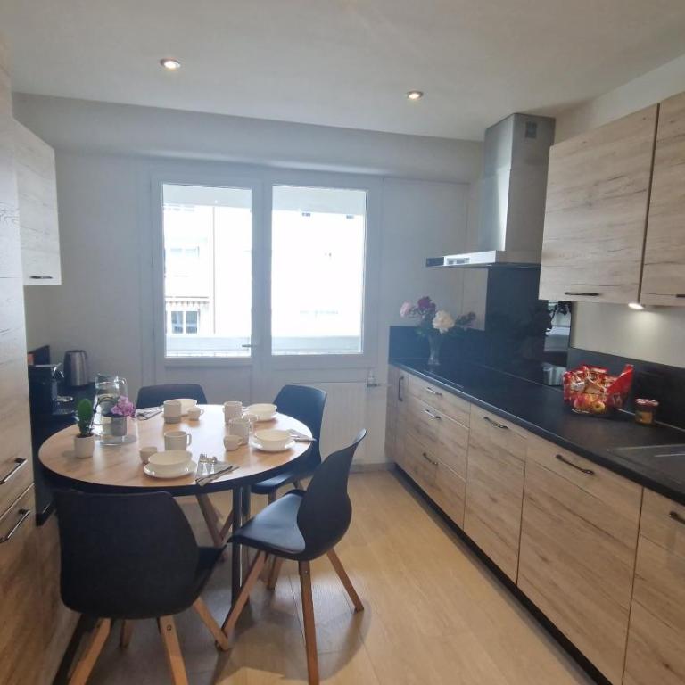 Lac Plage et Ville 95 m2 a 100m du lac, 3 chambres, parking - Three-Bedroom Apartment - 30