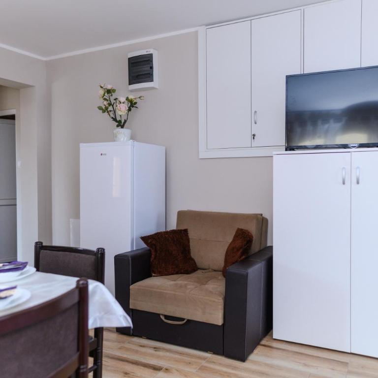 Vila Misljenovic, u centru Sokobanje, na pesackoj zoni - Apartman sa 1 Spavaćom Sobom, Balkonom i Pogledom na Planinu - 7
