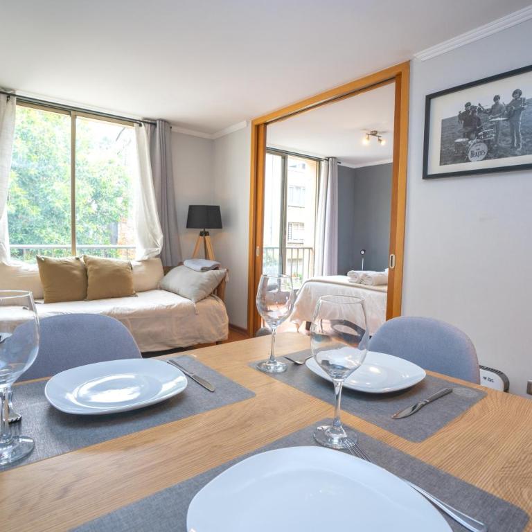 Lounge Lastarria - Wifi, 2 beds, Equiped Kitchen - Apartamento de 1 dormitorio - 14