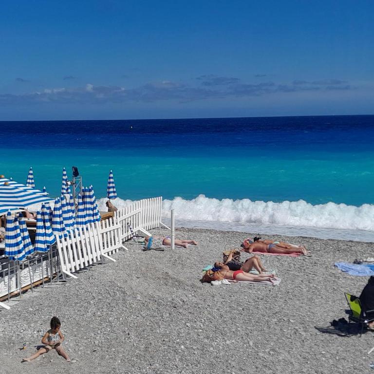 Les Palmiers NiceAirport, Beach200m, 2bedrooms, Wifi Optic - Appartement 1 Chambre - 37