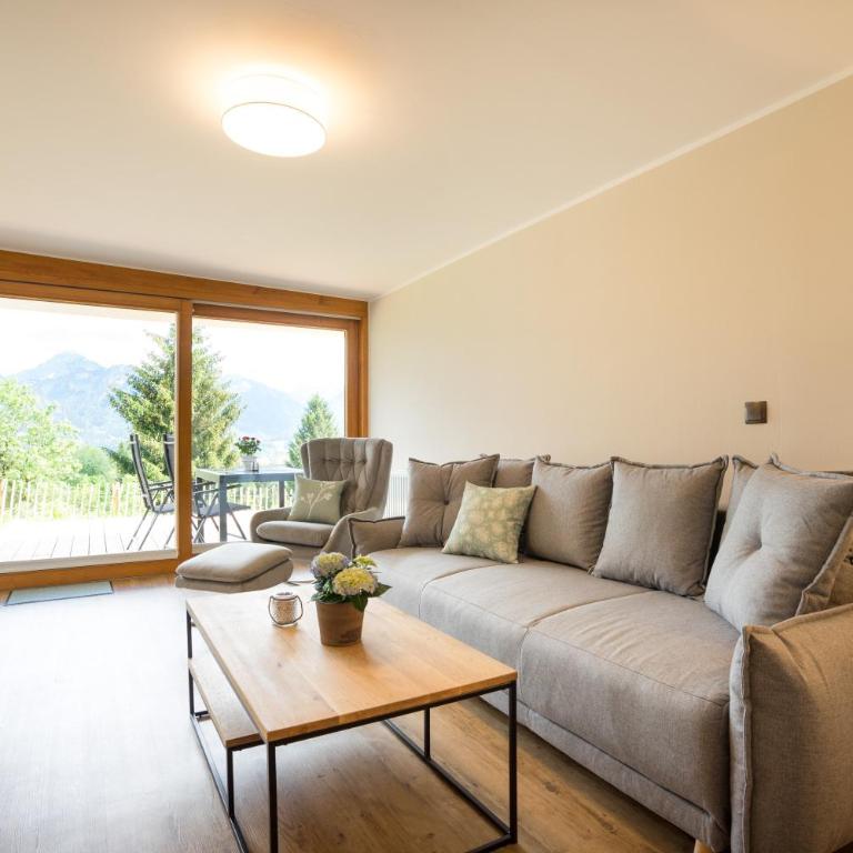 Berghaus Weber - Apartment mit 1 Schlafzimmer und Aussicht - 8