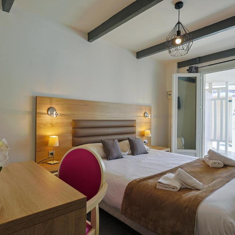 Logis Hotel Perla Riviera & Restaurant - Chambre Double - Rez-De-Chaussée - 9
